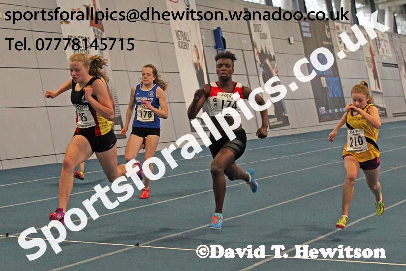 60 metres, North Eastern Indoor Champs. Photo: David T. Hewitson/Sports for All Pics
